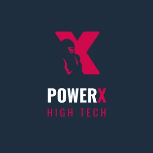 business  Template: Ikonisches Logo für Technologieunternehmen