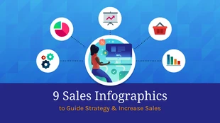premium  Template: Sales Infographics Blog Header