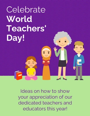Classroom World Teachers' Day Pinterest Post