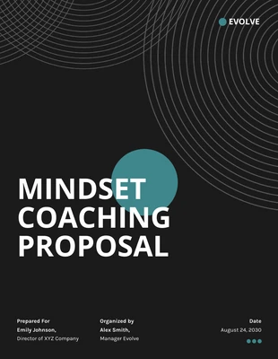 business  Template: Mindset Coaching Proposal