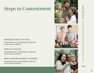 Green Simple Clean Minimalist Contentment Church Presentation - Pagina 3