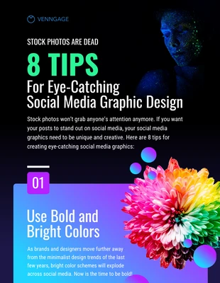 premium  Template: Social Media Design Infographic