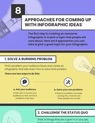 business  Template: 8 Steps to Coming Up with Infographic Ideas Template