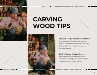 Wood Art Carving History Class Presentation - Pagina 5