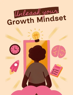 premium  Template: Teaser de story Instagram « Libérez votre état d'esprit de croissance »