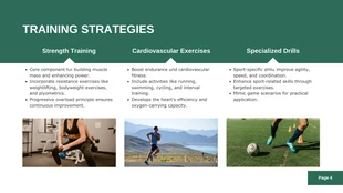 Green And White Minimalist Sports Presentation - Página 4