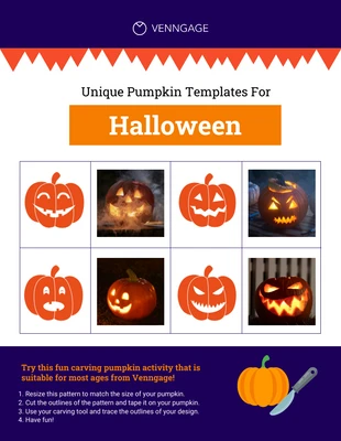 Free  Template: Pumpkin Carving Template