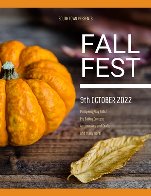 premium  Template: Fall Festival Poster