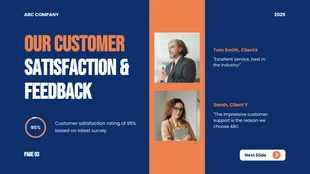 Blue And Orange Sales Presentation - صفحة 4