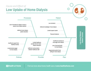 Cause and Effect Diagram in Healthcare Template