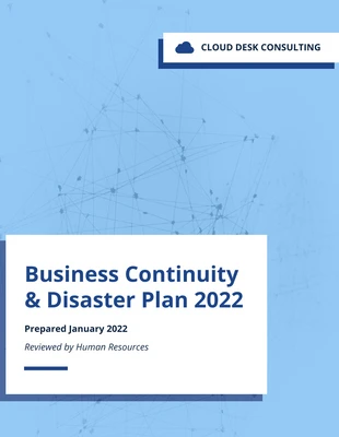 business  Template: Business Consultant Continuity Plan