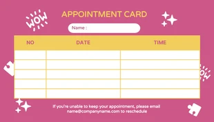 Dark Purple Cute Playful Baby And Spa Appointment Business Card - Seite 2