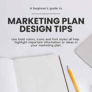 premium  Template: Plan de marketing simple Instagram Post