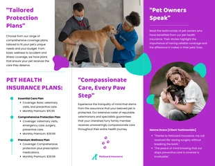 Pet Health Insurance Information Brochure - Page 2