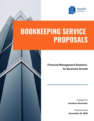 Free  Template: Bookkeeping Service Proposals