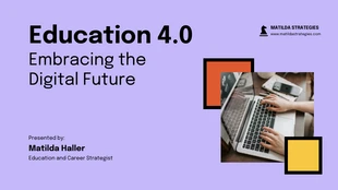 Free  Template: Colorful Pop Education 4.0 Presentation