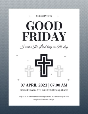 Free  Template: Good Friday Celebration Flyer Template