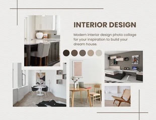 Free  Template: Diseño interior minimalista verde y blanco