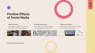 Three Colors Simple Social Media Presentation - Página 3