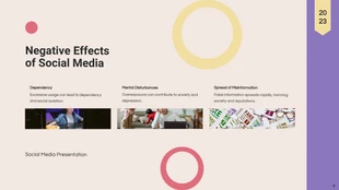 Three Colors Simple Social Media Presentation - Pagina 4
