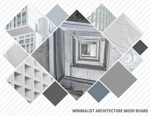 business  Template: Mood Board de arquitetura moderna