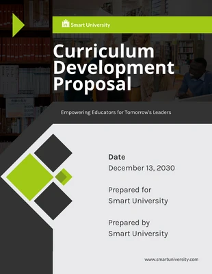 Free  Template: Curriculum Development Proposal