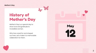 Pink Soft Minimalist Mother's Day Presentation - Página 3