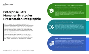 business  Template: Modello di presentazione infografica