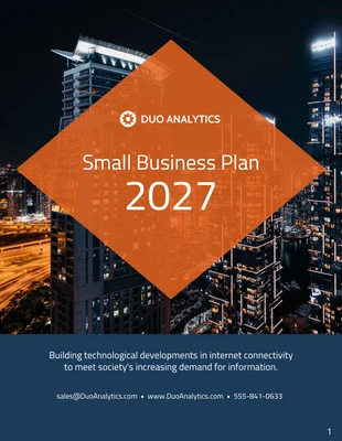 business  Template: Modèle de plan d'affaires pour les petites entreprises