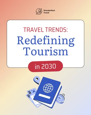 premium  Template: Tourism Data LinkedIn Carousel Template