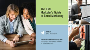 business  Template: Guia para apresentação de marketing por e-mail