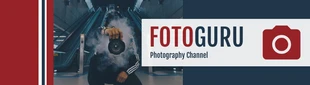 premium  Template: Photography Channel YouTube Banner