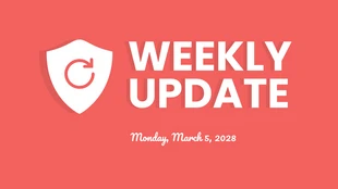 business  Template: Weekly Update Presentation