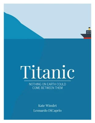 Free  Template: Affiche du Titanic
