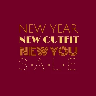 Free  Template: New Outfit Sale