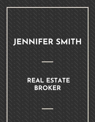 business  Template: Dark Real Estate Business Card