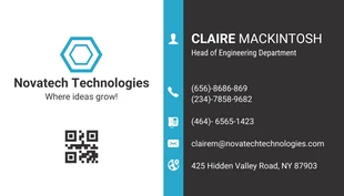 business  Template: Simple Technology Business Card
