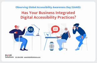 business and accessible Template: Apresentação Integração de acessibilidade digital para empresas