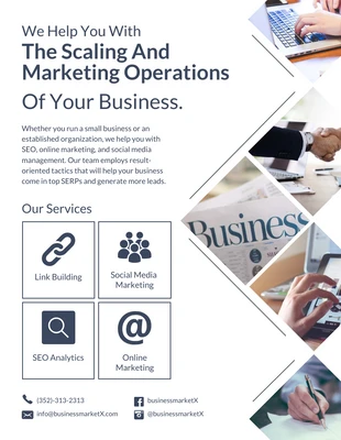 business  Template: Diamond Marketing Business Flyer