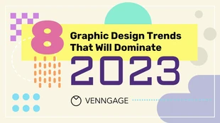 business  Template: Tendências de design gráfico 2023 Cabeçalho do blog