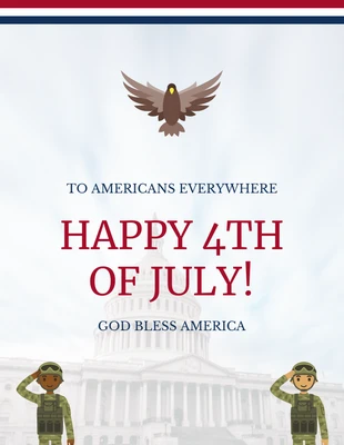Free  Template: Capitol 4th of July Pinterest Post