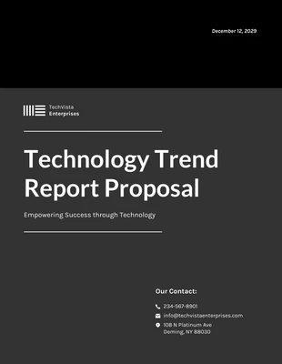 business  Template: Technology Trend Report