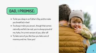 Colorful and Modern Father's Day Presentation - صفحة 4