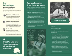 Tree Care & Arborist Services Brochure - صفحة 2