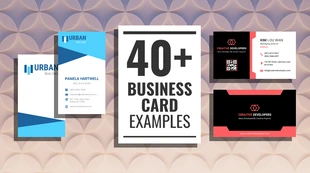 Free  Template: Business Card Examples Blog Header
