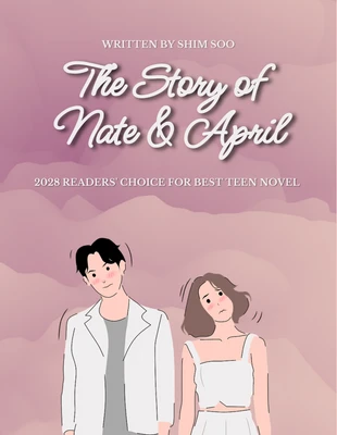 Free  Template: Pink Cute Teen Novel Book Cove