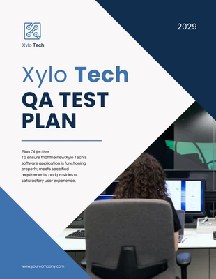 White And Blue Test Plan