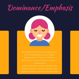 Free  Template: Dominance Emphasis Design Principle Instagram Post