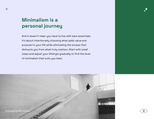 Purple Green Minimalist Cool Presentation - Seite 4