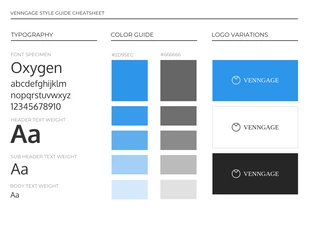 Free  Template: Venngage Brand Style Guide Infographic Template